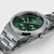 CLUSE Vigoureux Chrono Steel, Green, Silver Colour