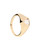 PDPAOLA Triangle Shimmer Gold Stamp Ring