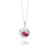 Rachel Jackson Small Deco Sun Amulet Birthstone Silver Necklace Ruby Rachel Jackson Small Deco Sun Amulet Birthstone Silver Necklace Ruby