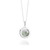 Rachel Jackson Small Deco Sun Amulet Birthstone Silver Necklace Aquamarine Rachel Jackson Small Deco Sun Amulet Birthstone Silver Necklace Aquamarine