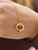 Rachel Jackson Small Deco Sun Amulet Birthstone Necklace Blue Sapphire