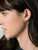 Rachel Jackson Bevelled Hexagon Hoop Earrings