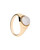 PAVE MOON RING