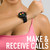 Reflex Active SERIES 22 Black Case & Black Silicone Strap