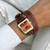 CLUSE Gracieuse Petite Double Leather Nutshell / Gold Watch