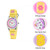 Tikkers Time Teacher Yellow Flower Canvas Strap Watch Tikkers Time Teacher Yellow Flower Canvas Strap Watch