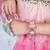 Tikkers Peach Fashion Straps Sparkle Dial Watch Tikkers Peach Fashion Straps Sparkle Dial Watch
