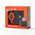 TIKKERS Black Orange Football Watch & Necklace Wallet Gift Set TIKKERS Black Orange Football Watch & Necklace Wallet Gift Set