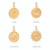 Rachel Jackson Zodiac Art Coin Necklace Gold Rachel Jackson Zodiac Art Coin Necklace Gold