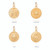Rachel Jackson Zodiac Art Coin Necklace Gold Rachel Jackson Zodiac Art Coin Necklace Gold