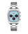 CLUSE Quartaut Chrono Blue/Silver Link