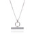 Rachel Jackson Silver T-Bar Necklace