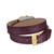 CLUSE Gracieuse Petite Double Strap Wine Croc Leather/Gold Watch