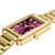 CLUSE Belisenna Wine/Gold Link Watch