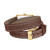 CLUSE Belisenna Double Leather Mocha/Gold Watch