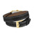 CLUSE Fluette Double Strap Black Leather/Gold Watch