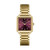 CLUSE La Tetragone Wine Gold Stones/Gold Link Watch CLUSE La Tetragone Wine Gold Stones/Gold Link Watch