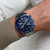 CLUSE Aravis Dual Timer Blue/Steel Watch