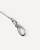 PDPAOLA STACKER CLASP CHAIN NECKLACE SILVER PDPAOLA STACKER CLASP CHAIN NECKLACE SILVER