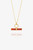 Rachel Jackson Vitality Carnelian T-Bar Necklace Rachel Jackson Vitality Carnelian T-Bar Necklace