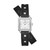 CLUSE Gracieuse Watch Double Leather Black, Studs, Silver Colour