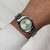 CLUSE Retro 70’s Mini Watch Steel, Sage Green, Silver Colour