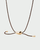 PDPAOLA Quartz Luna Cord Necklace