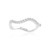 Sif Jakobs Ellera Waves Pianura Ring Silver CZ Size 56