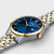 CLUSE Aravis Blue/Bicolour Steel Link