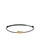 PDPAOLA Rodeo Black Cord Bracelet