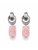 Sonne Livia Earrings Silver Rose Quartz