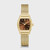 CLUSE Tonnette Mini, Mesh, Brown, Gold Colour