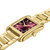 CLUSE Anglée, Steel, Dark Cherry, Gold Colour