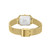 CLUSE Gracieuse Mini, Mesh, White, Gold Colour