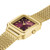 CLUSE Gracieuse Mini, Mesh, Dark Cherry, Gold Colour