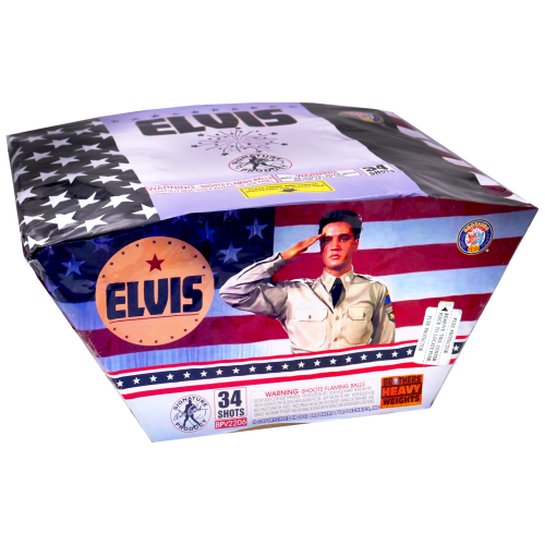 Elvis Red White and Blue