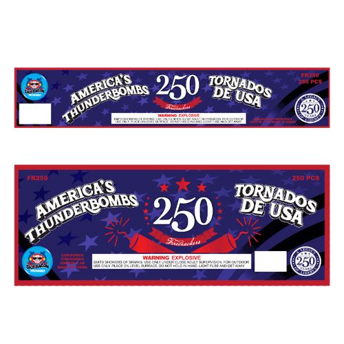 250-string firecrackers (Pack)