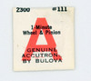 Bulova Accutron 2300 Minute Wheel and Pinion Part #111