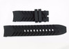 25mm Black Watch Strap Band For Invicta S1 Watch