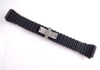 Matte Silver Metal Watch Band