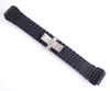 Blue Metal and Rubber 29 mm Watch Band