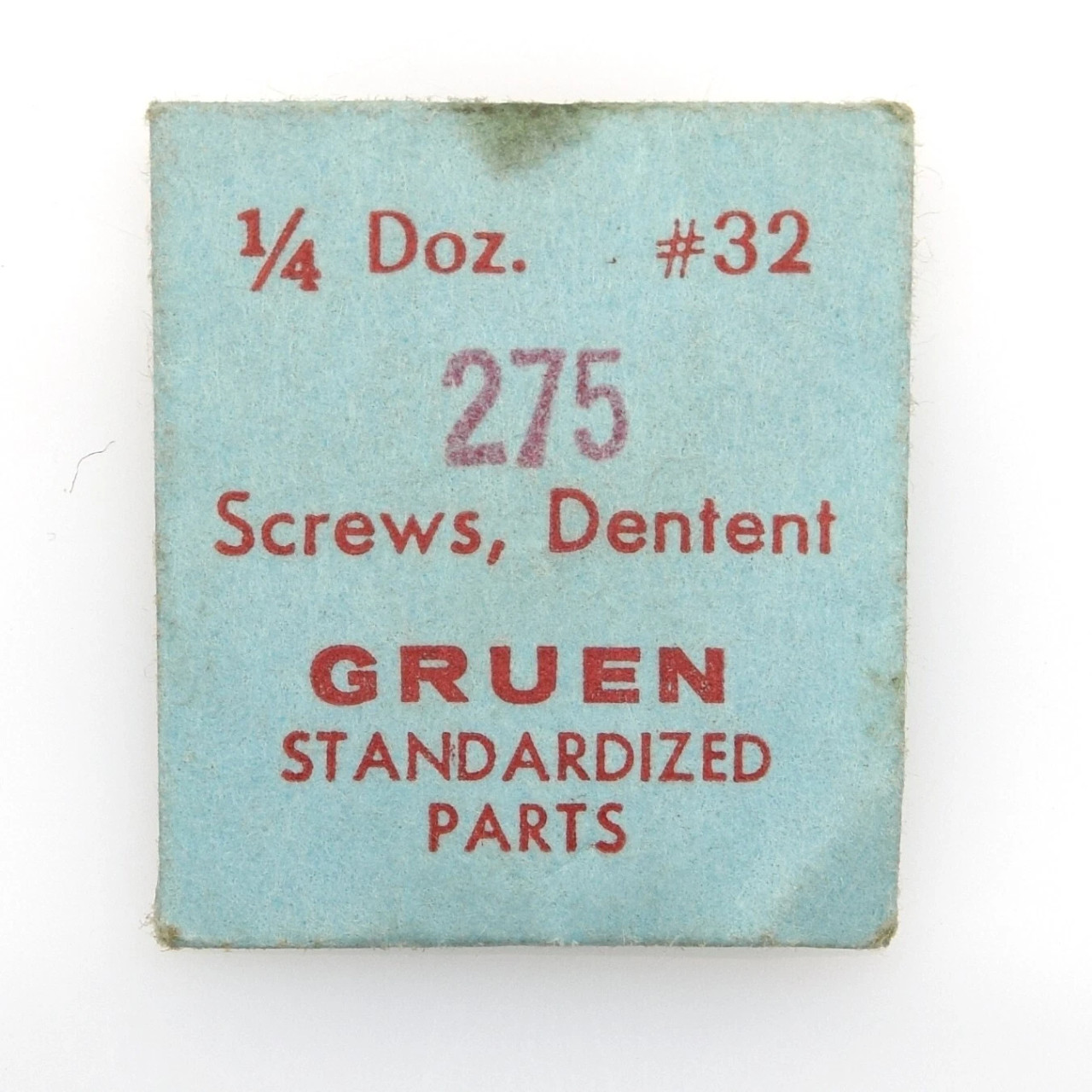 Gruen 275 Watch Movement Detent Screw Part #32