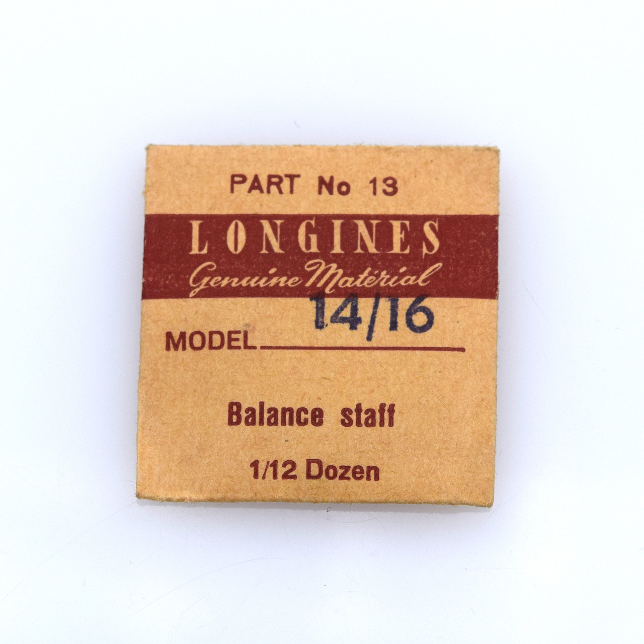 Longines Balance Staff For 14/16 Part #13