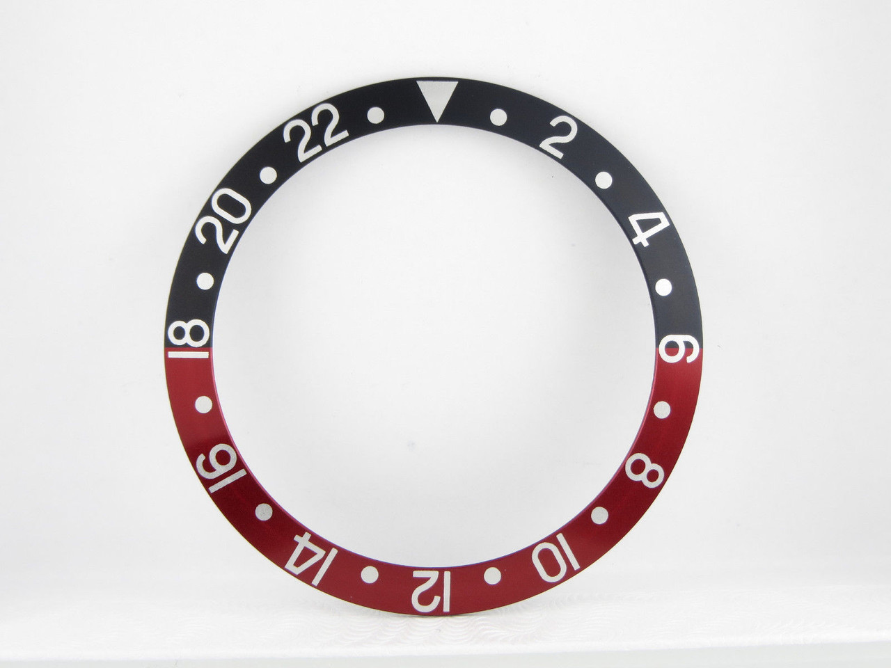 16760 Black and Red Bezel Insert For GMT