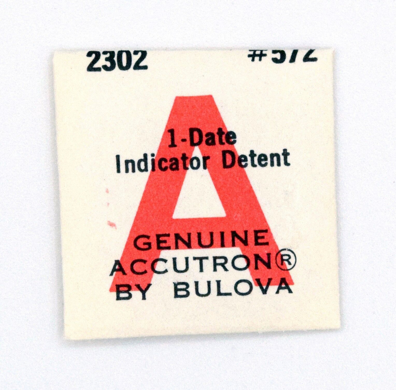 Bulova Accutron 2302 Date Indicator Detent Part #572