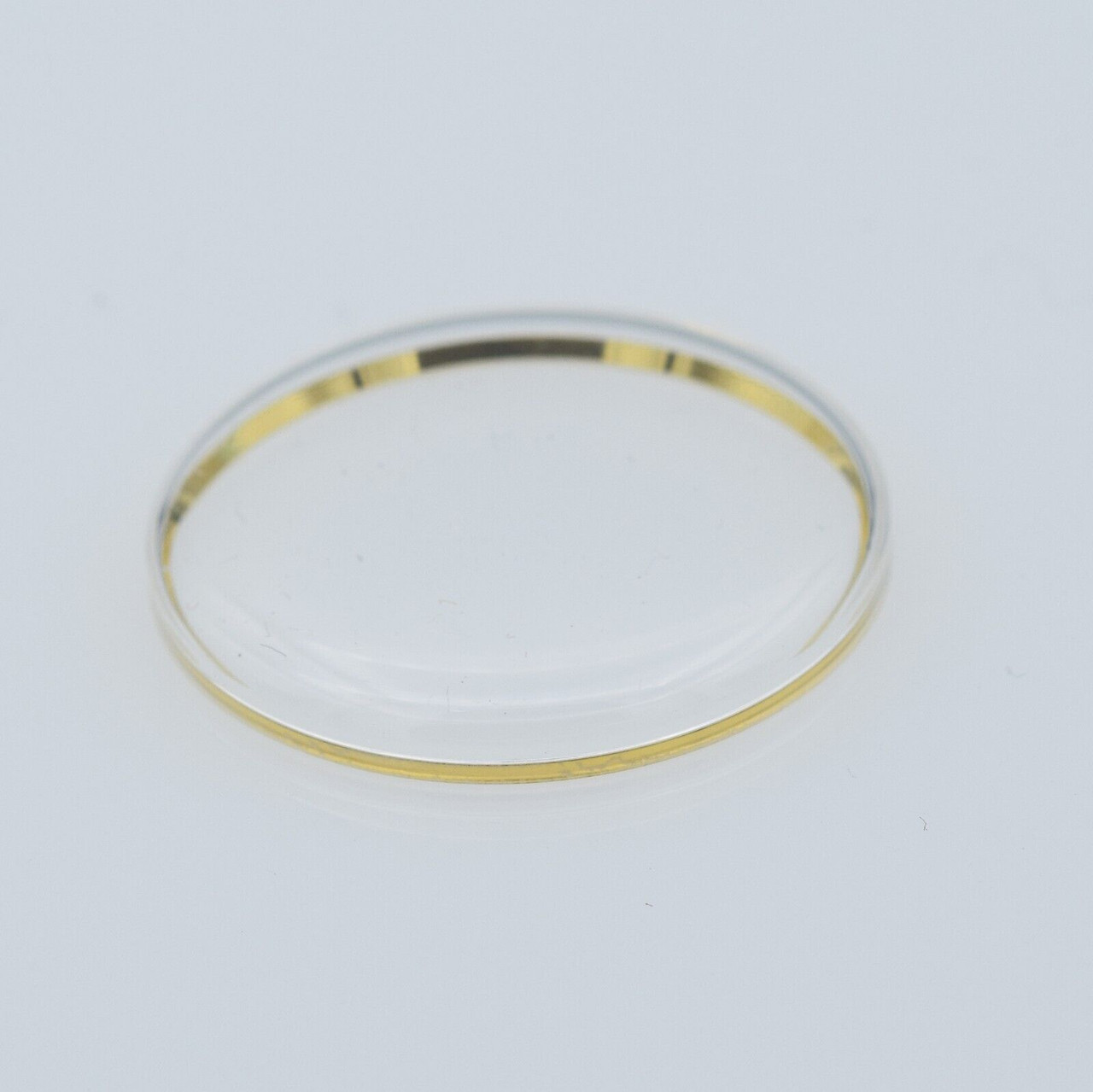 29.6mm Watch Crystal For Omega PZ 5140 With Yellow Tension Ring