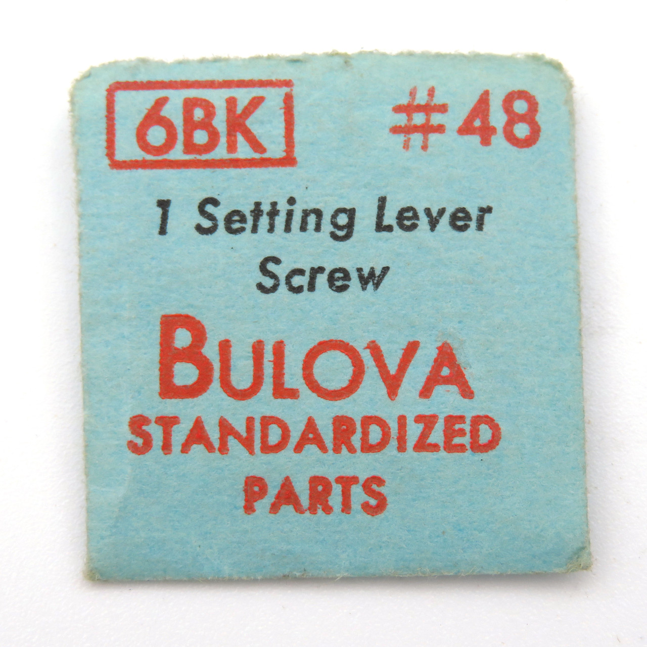 Bulova 6BK Setting Lever Screw Part # 48