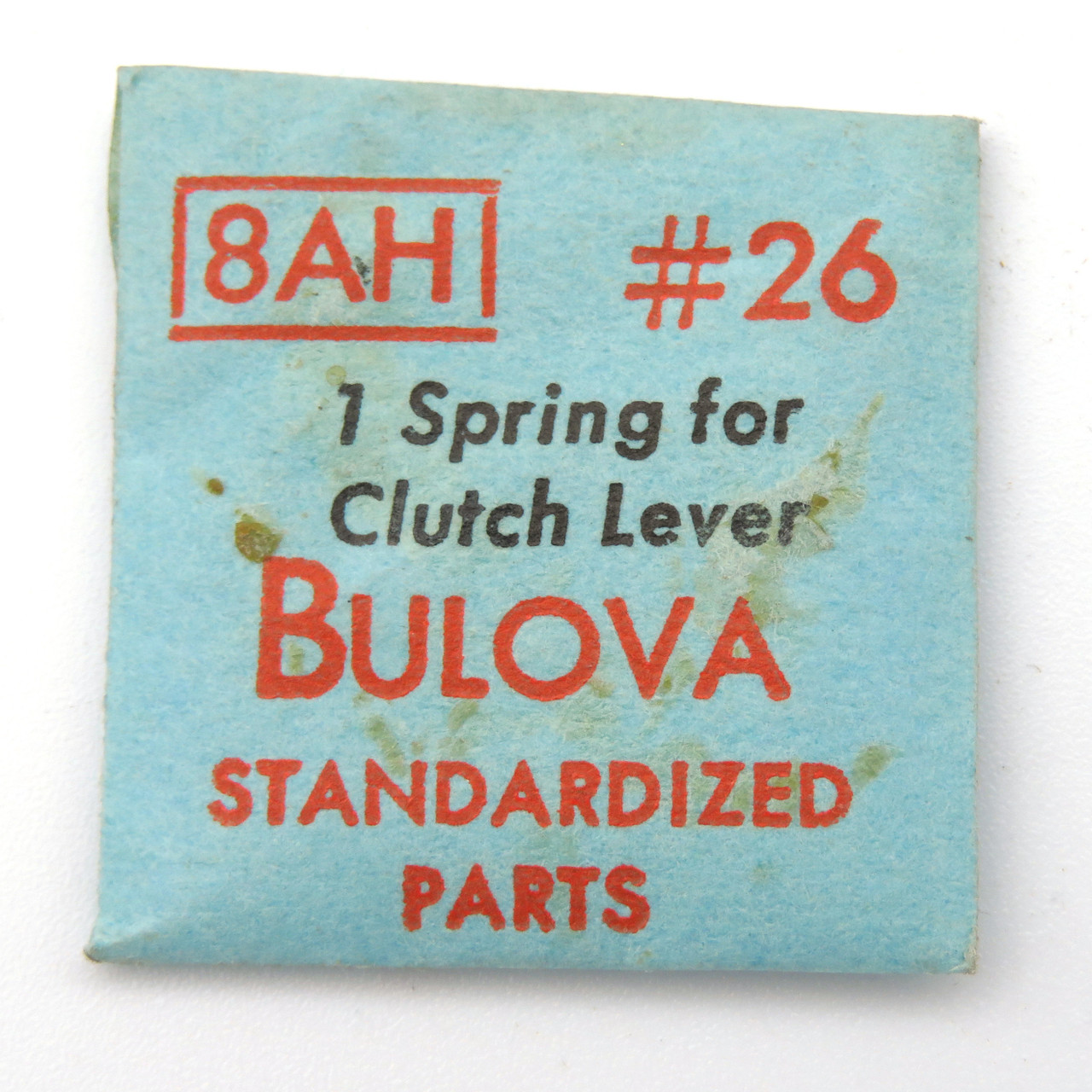 Bulova 8AH Spring For Clutch Lever Part # 26