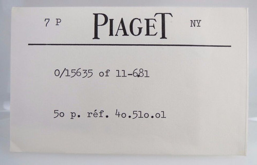 Piaget Part 40.510.01 Resonator Fastening Screw For 7P
