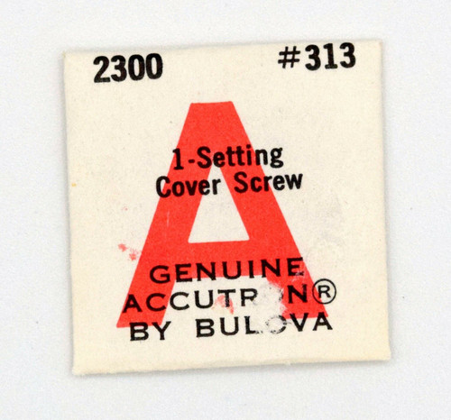 Bulova Accutron 2300 Setting Cover Screw Part #313